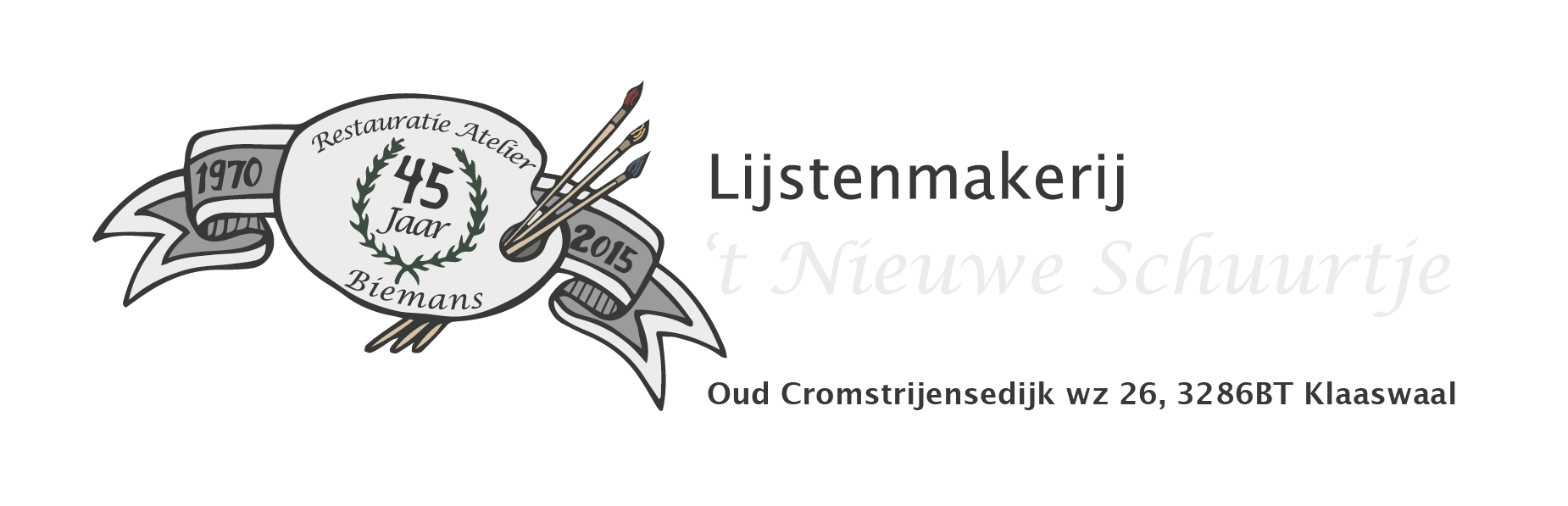 Lijstenmakerij 't nieuwe schuurtje logo